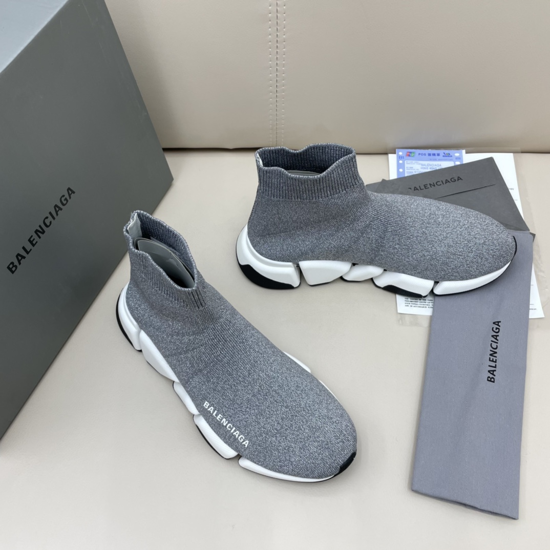 Balenciaga  Speed 2.0 Recycled Knit Sneaker  - FashionPlug