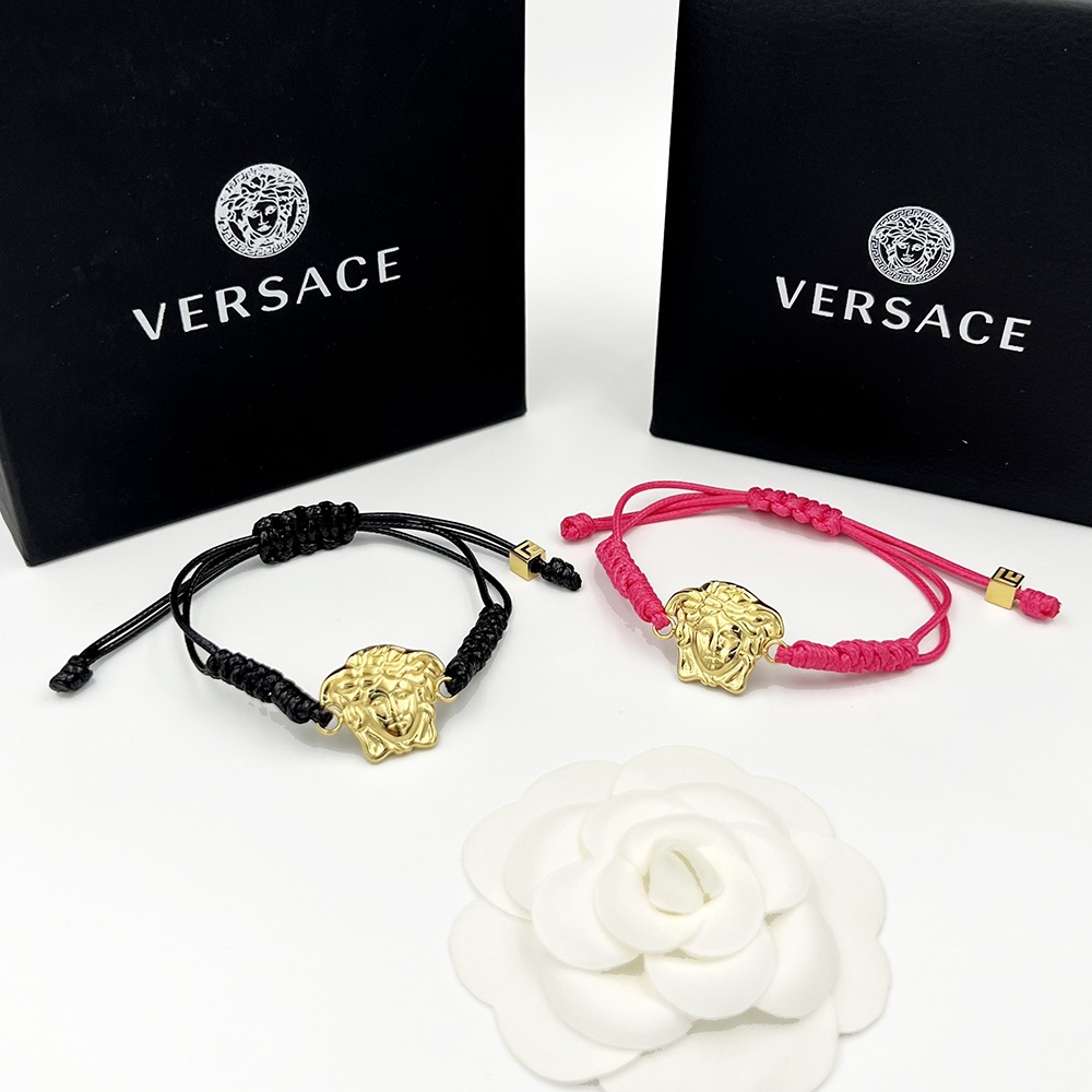 Versace Medusa Woven Bracelet - FashionPlug