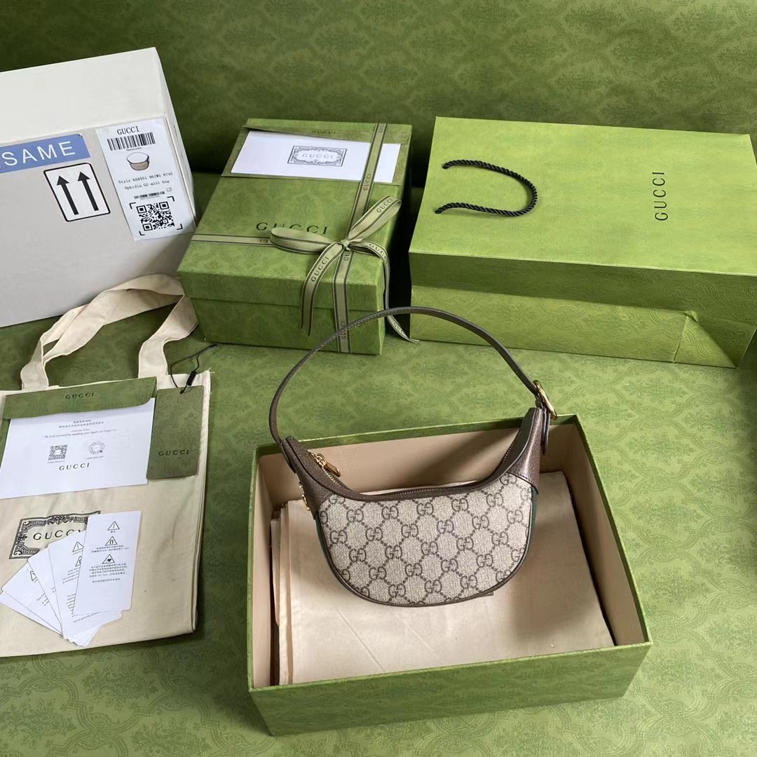 Gucci Ophidia GG Mini Bag(20-15-5cm)  658551 - FashionPlug