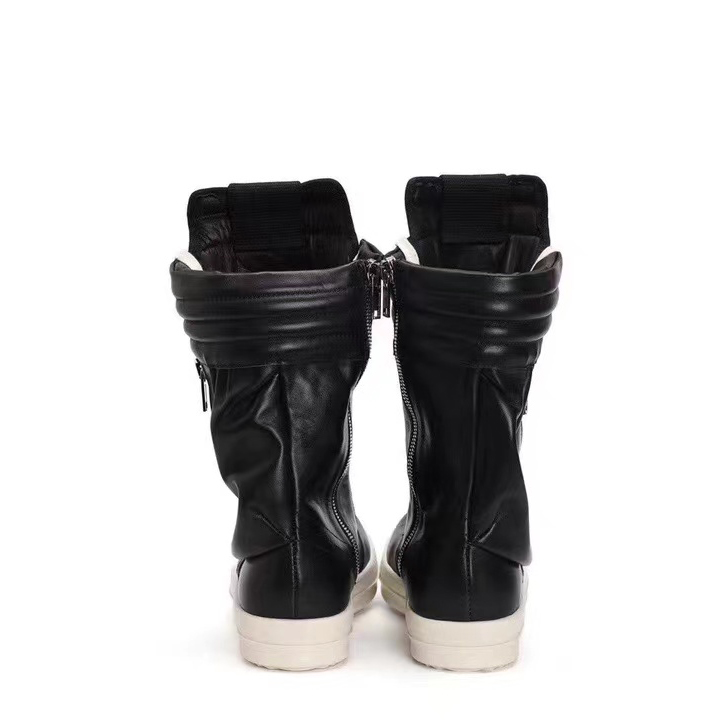 Rick Owens High Top Sneakers - FashionPlug