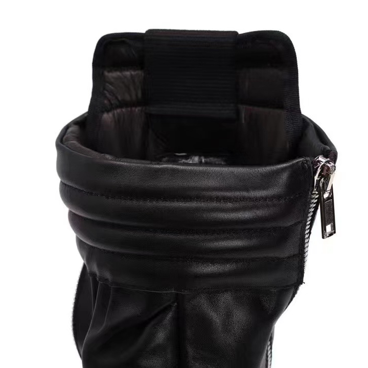 Rick Owens High Top Sneakers - FashionPlug
