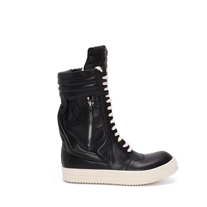 Rick Owens High Top Sneakers - FashionPlug