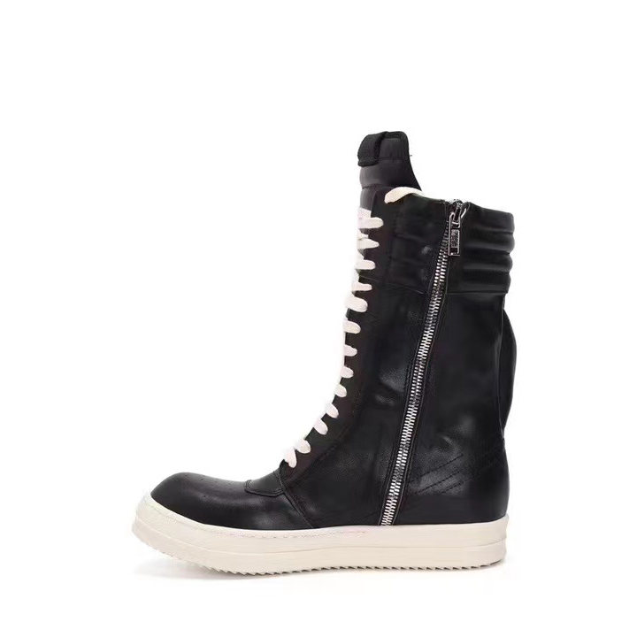 Rick Owens High Top Sneakers - FashionPlug