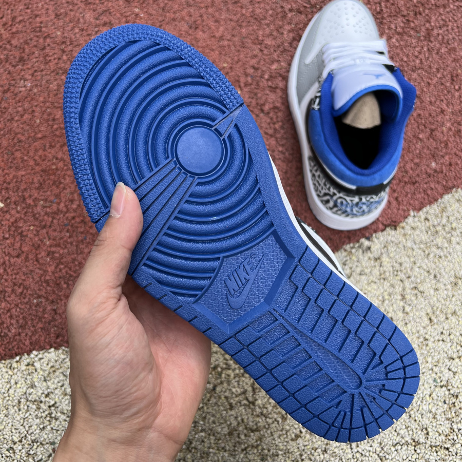 Air Jordan 1 Low AJ1 True Blue  Sneaker  DM1199-140 - FashionPlug