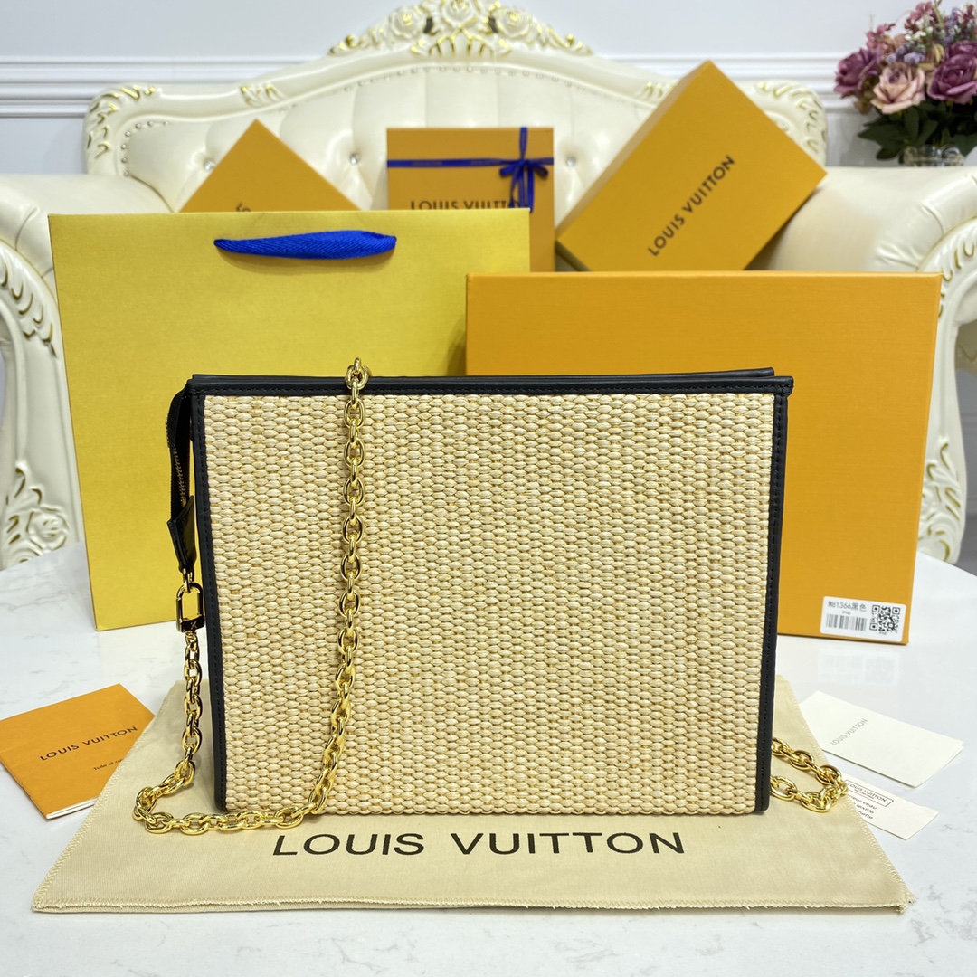 Louis Vuitton Toiletry Pouch On Chain  M81366 (26-20-5cm) - FashionPlug