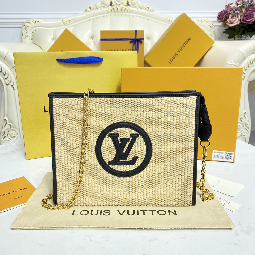 Louis Vuitton Toiletry Pouch On Chain  M81366 (26-20-5cm) - FashionPlug
