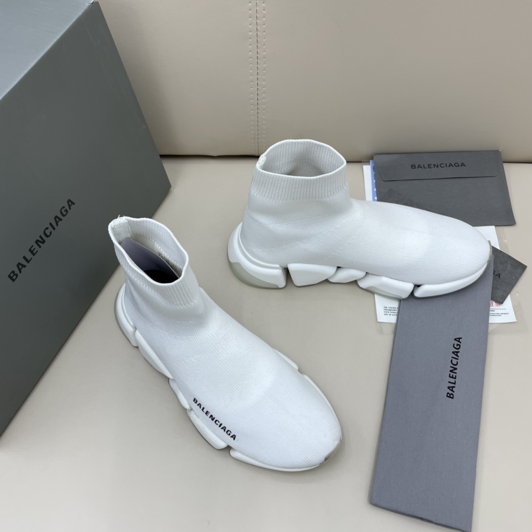 Balenciaga  Speed 2.0 Recycled Knit Sneaker  - FashionPlug