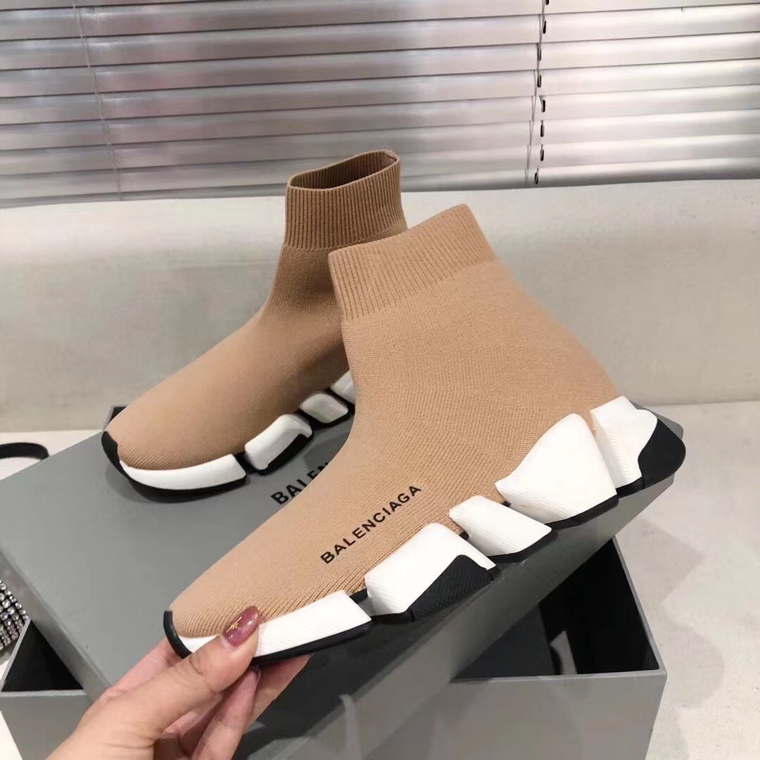 Balenciaga  Speed 2.0 Recycled Knit Sneaker  - FashionPlug