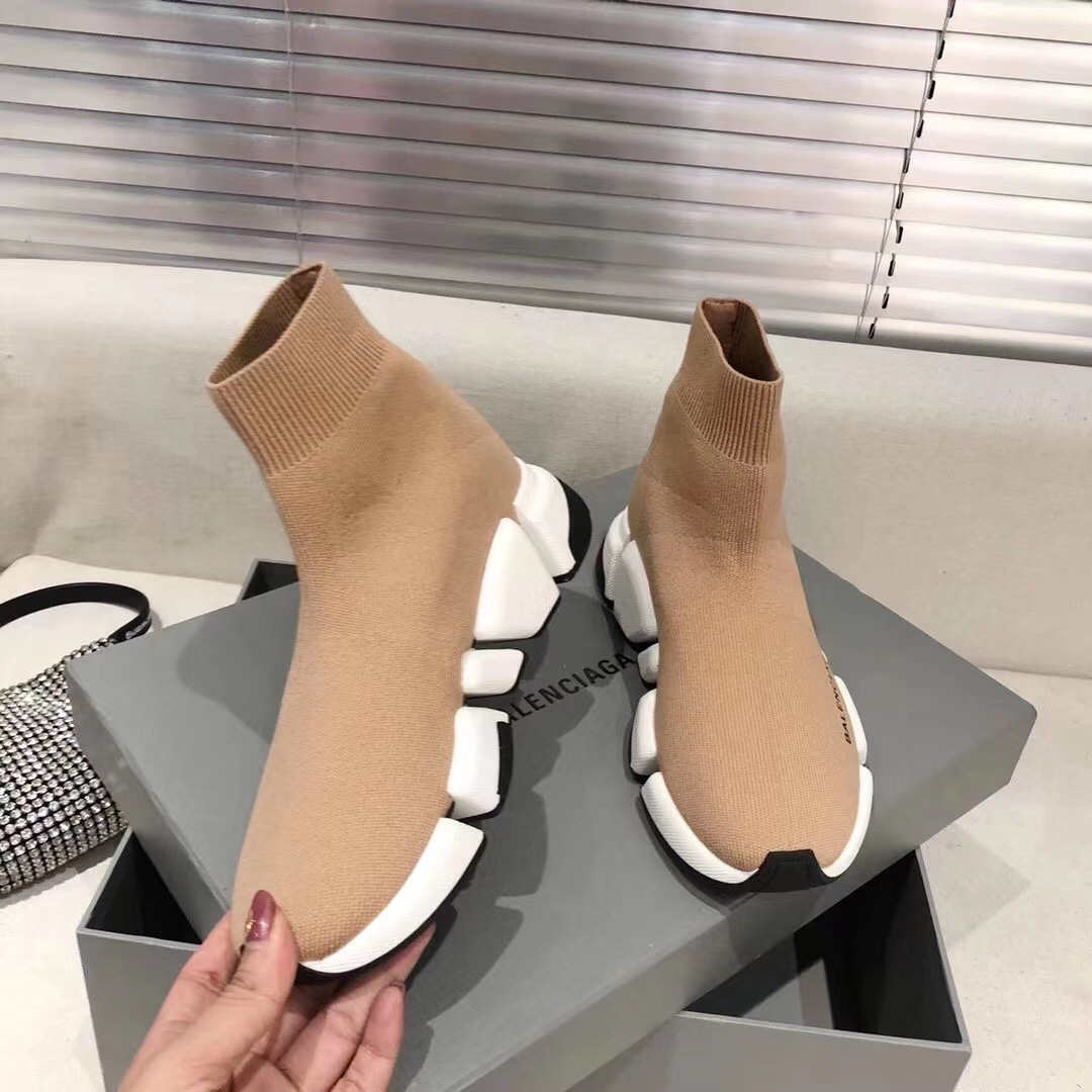 Balenciaga  Speed 2.0 Recycled Knit Sneaker  - FashionPlug