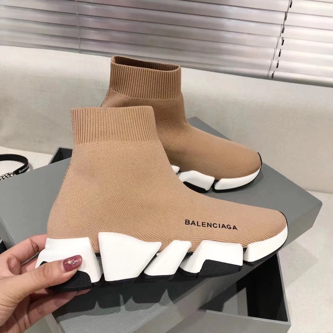 Balenciaga  Speed 2.0 Recycled Knit Sneaker  - FashionPlug