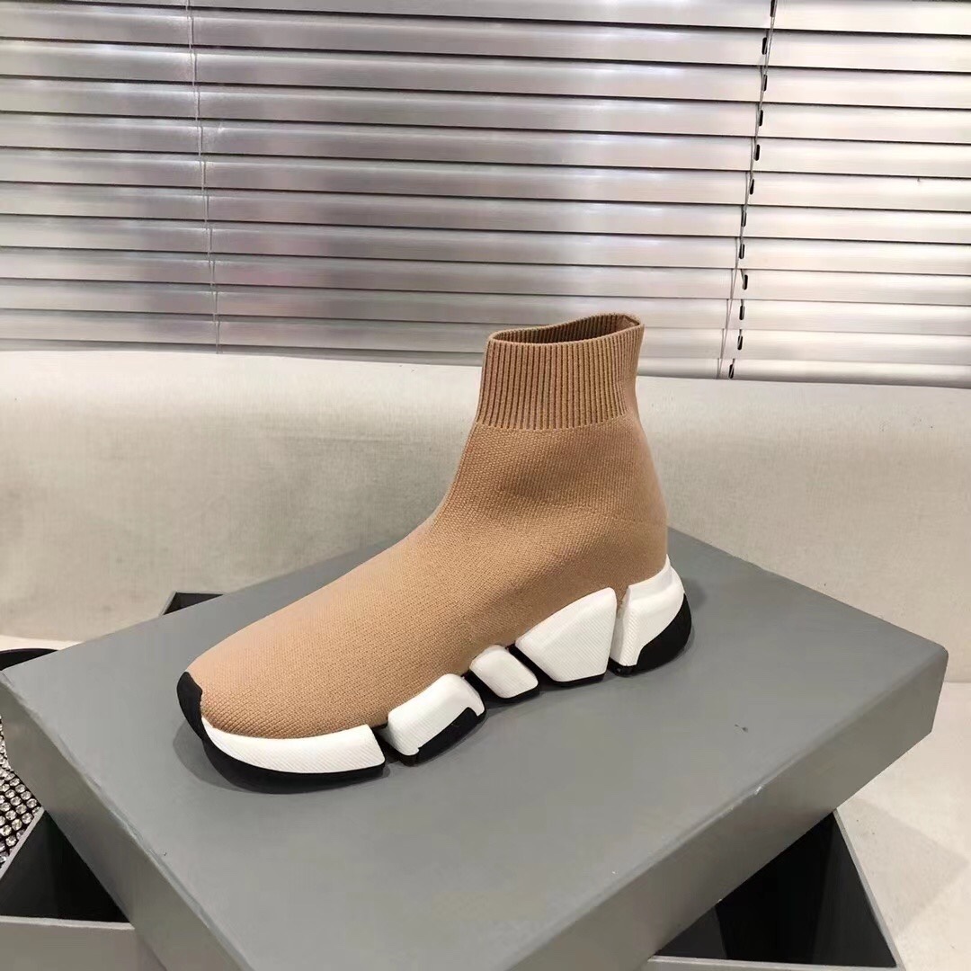 Balenciaga  Speed 2.0 Recycled Knit Sneaker  - FashionPlug