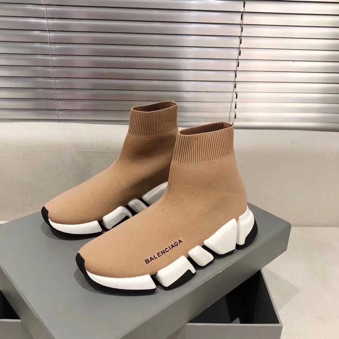 Balenciaga  Speed 2.0 Recycled Knit Sneaker  - FashionPlug