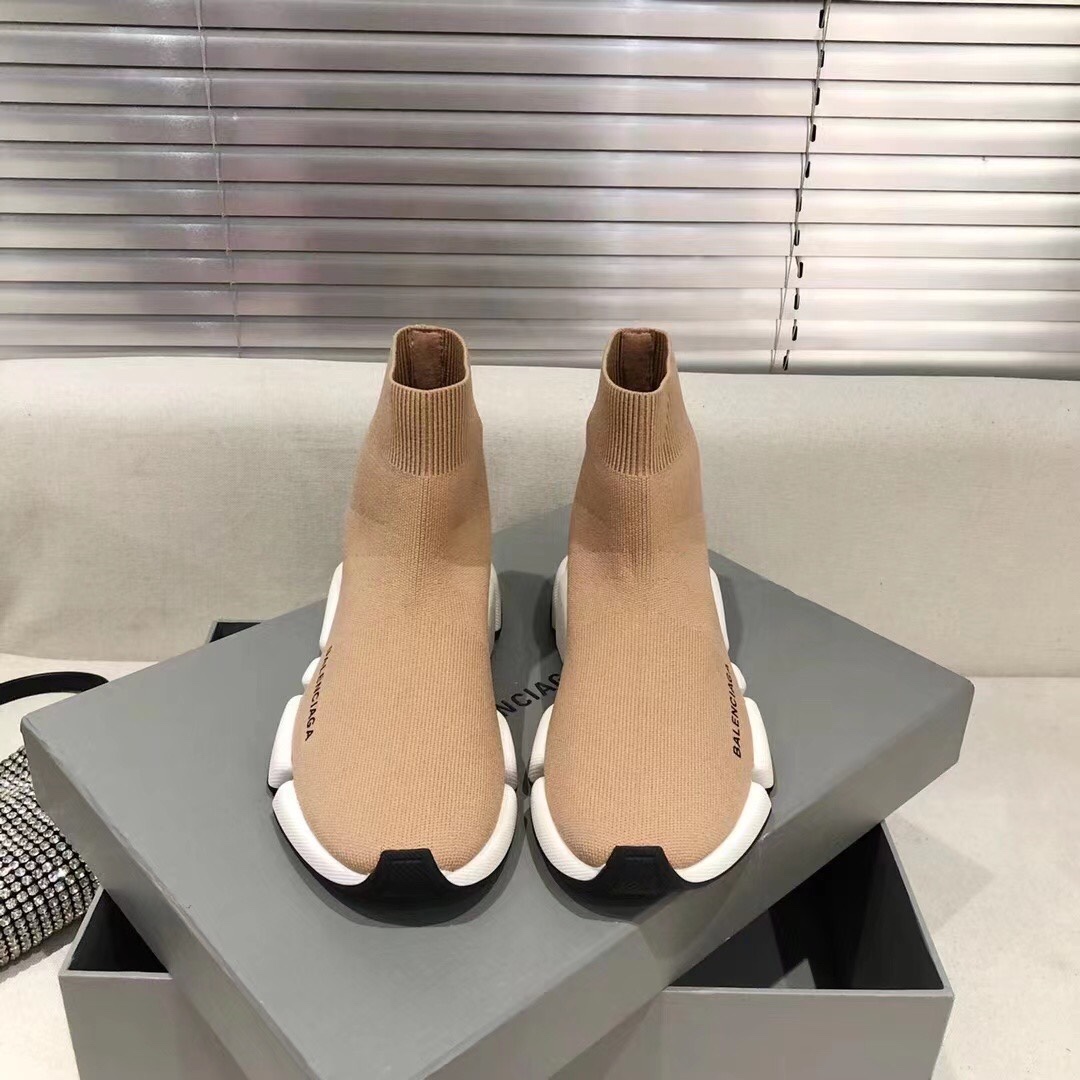 Balenciaga  Speed 2.0 Recycled Knit Sneaker  - FashionPlug
