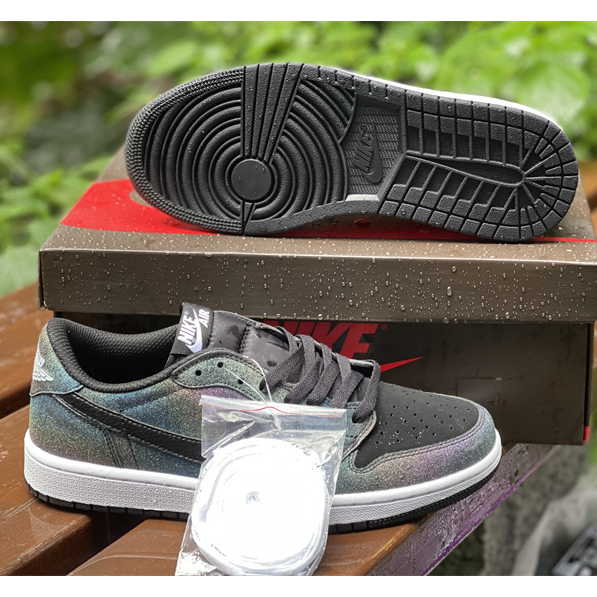 Travis Scott x Fragment x Air Jordan 1 Low'Military Blue'Sneaker   DM7866-199 - FashionPlug