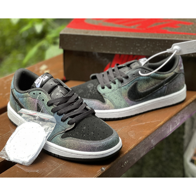 Travis Scott x Fragment x Air Jordan 1 Low'Military Blue'Sneaker   DM7866-199 - FashionPlug