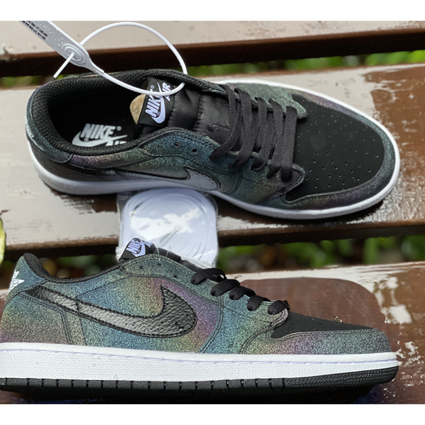 Travis Scott x Fragment x Air Jordan 1 Low'Military Blue'Sneaker   DM7866-199 - FashionPlug