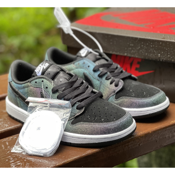 Travis Scott x Fragment x Air Jordan 1 Low'Military Blue'Sneaker   DM7866-199 - FashionPlug