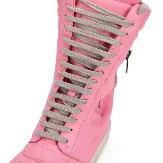 Rick Owens High Top Sneakers - FashionPlug