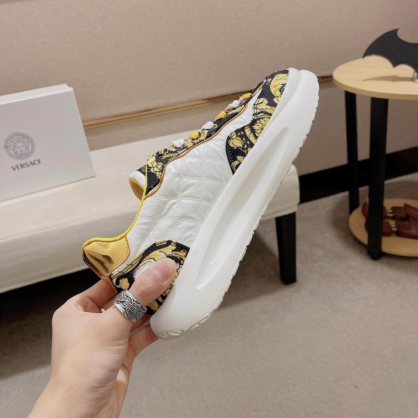 Versace Trigreca Sneakers  - FashionPlug