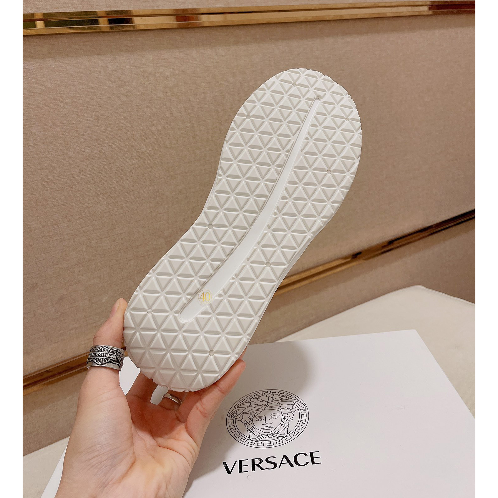 Versace Trigreca Sneakers  - FashionPlug