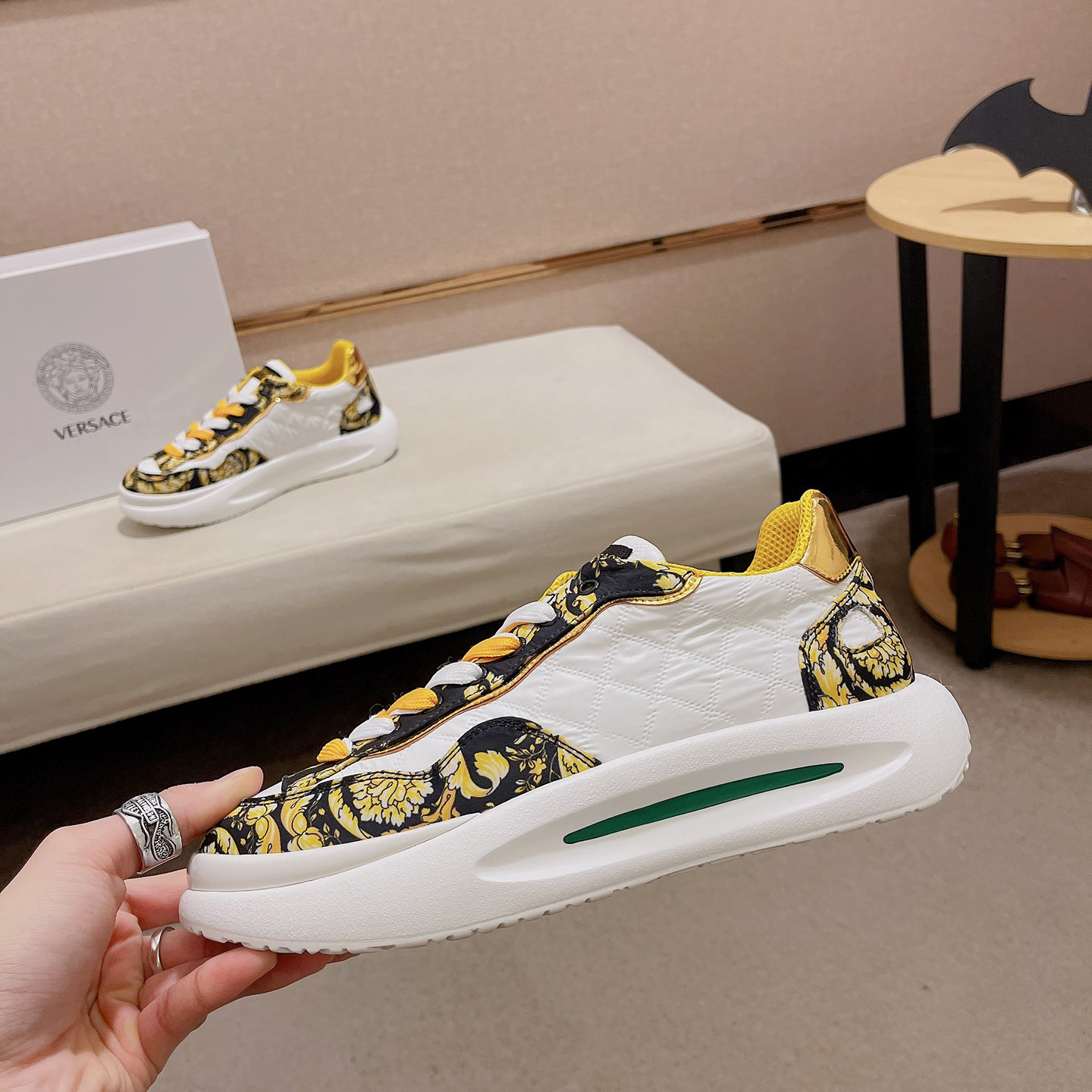 Versace Trigreca Sneakers  - FashionPlug