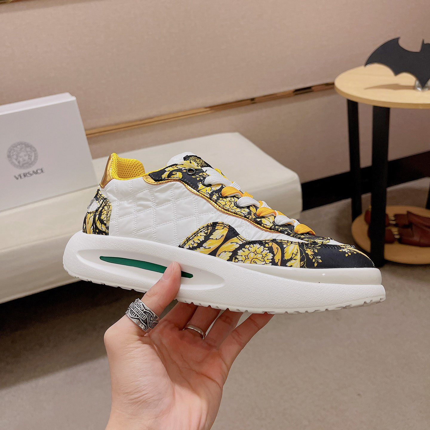 Versace Trigreca Sneakers  - FashionPlug