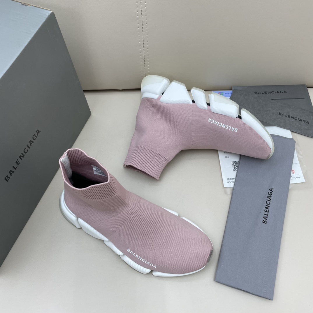 Balenciaga  Speed 2.0 Recycled Knit Sneaker  - FashionPlug