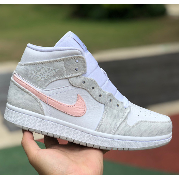 Air Jordan 1 Mid SE AJ1 'Light Iron Ore' Middle Top Sneaker  DN4045-001 - FashionPlug