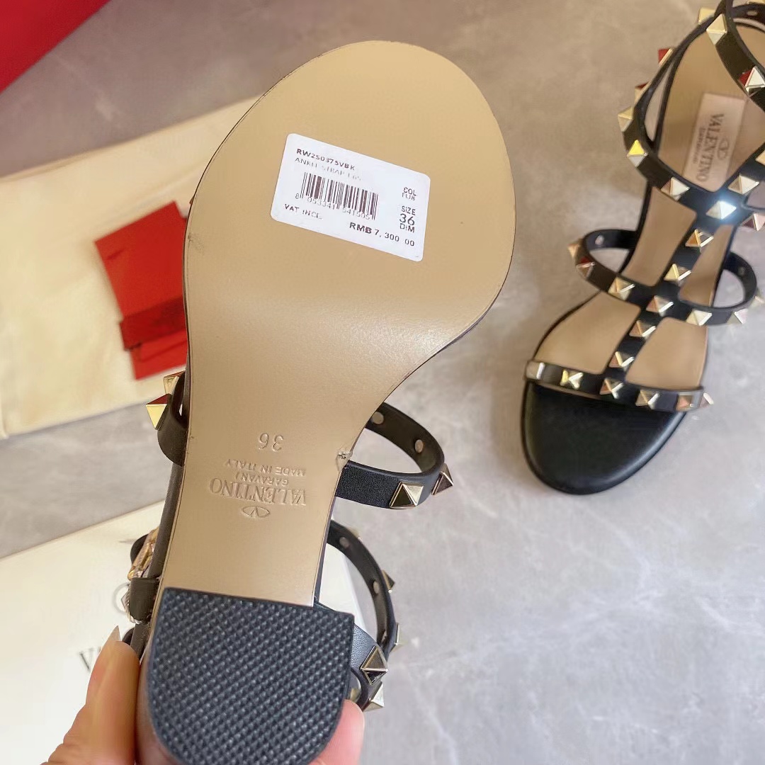 Valenti Rockstud Women's Heeled Sandals - FashionPlug