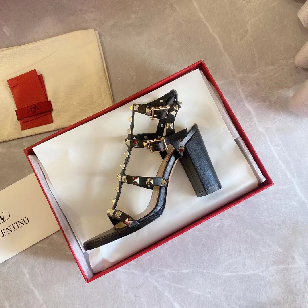 Valenti Rockstud Women's Heeled Sandals - FashionPlug