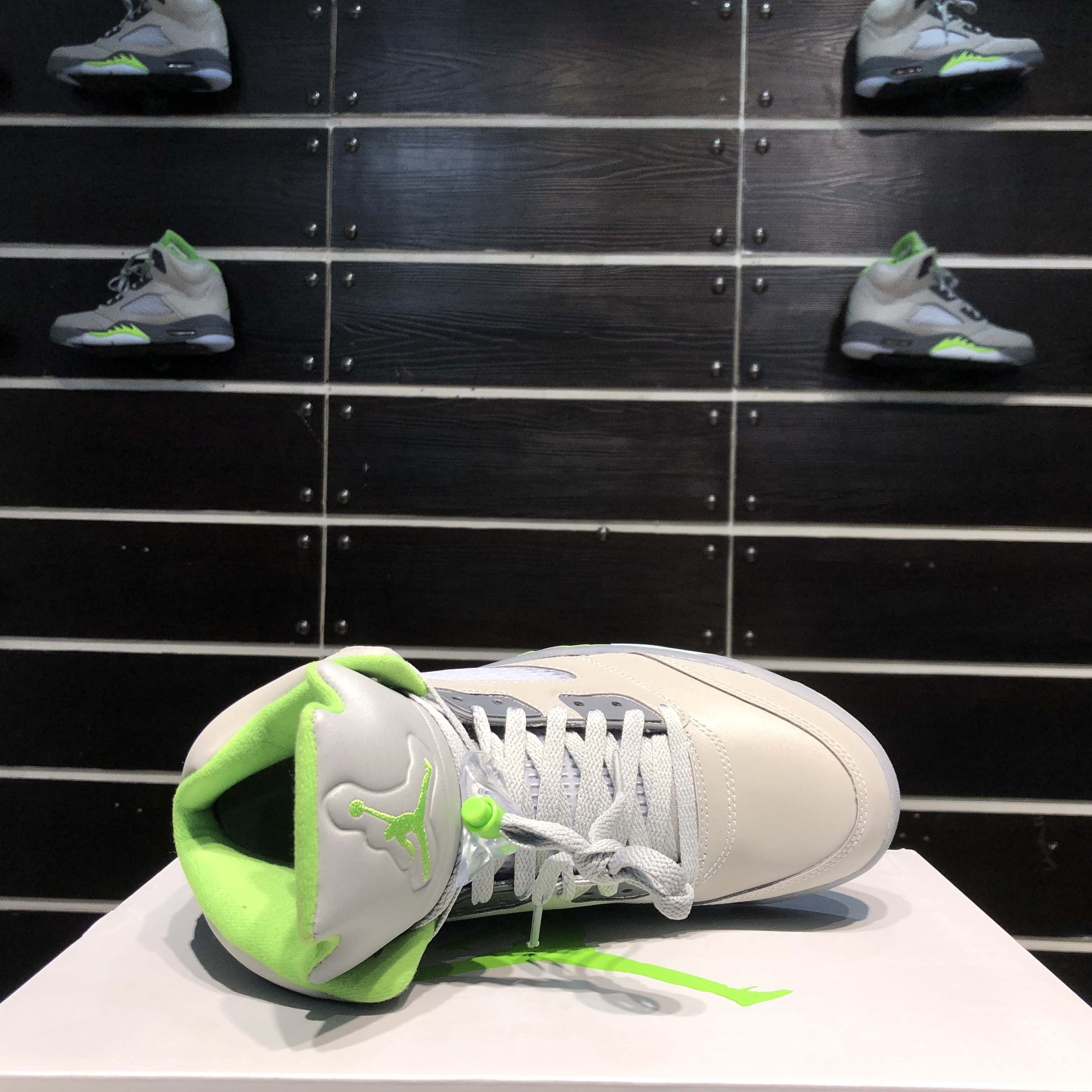 Air Jordan 5 “Green Bean”Sneaker   DM9014-003 - FashionPlug
