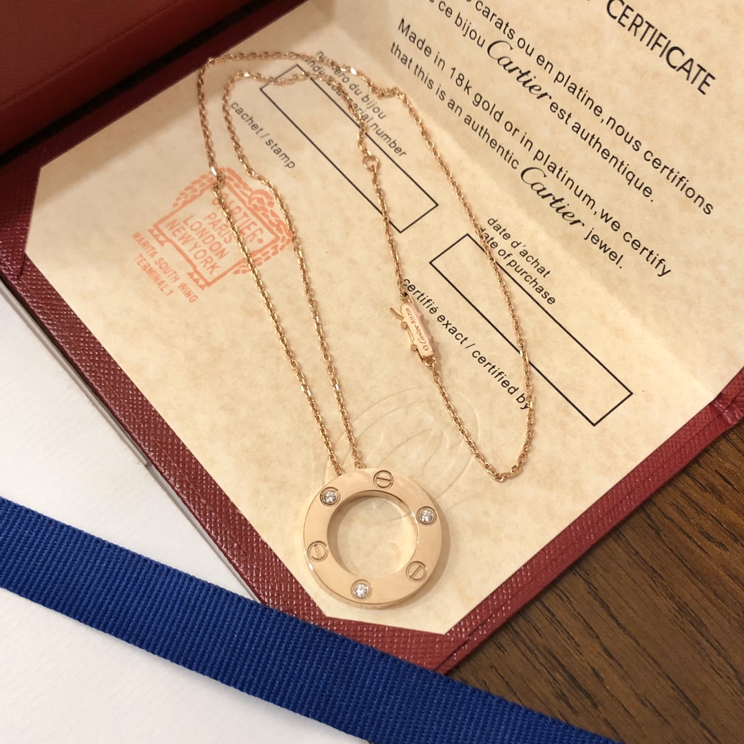 Cartier Love Necklace - FashionPlug