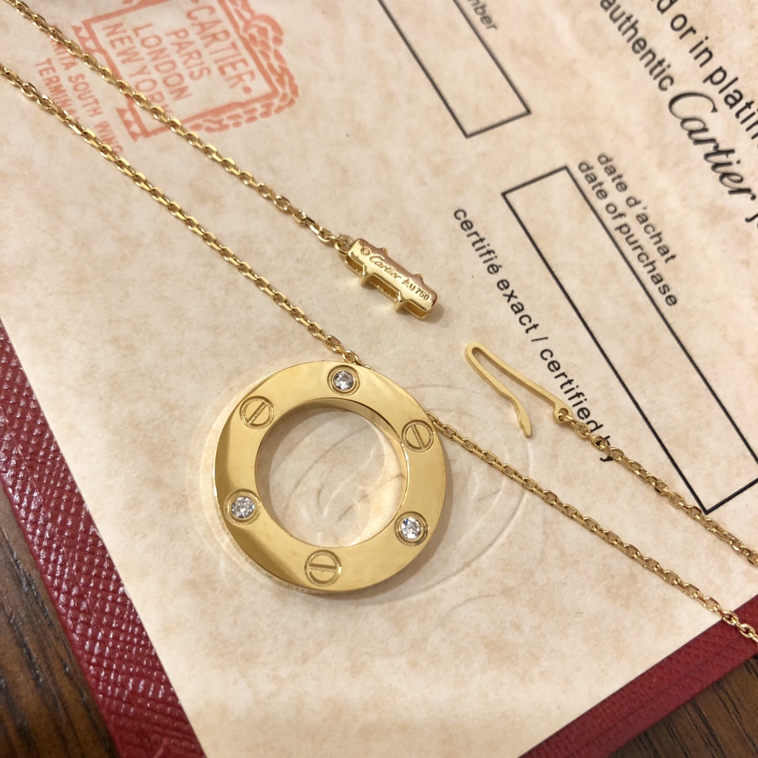 Cartier Love Necklace - FashionPlug