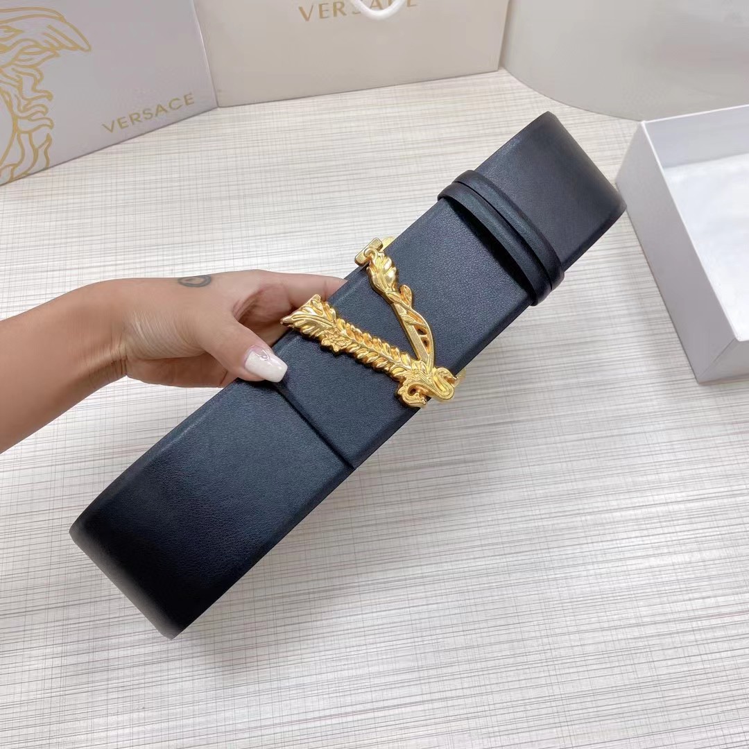 Versace Virtus Waist Belt  70mm - FashionPlug
