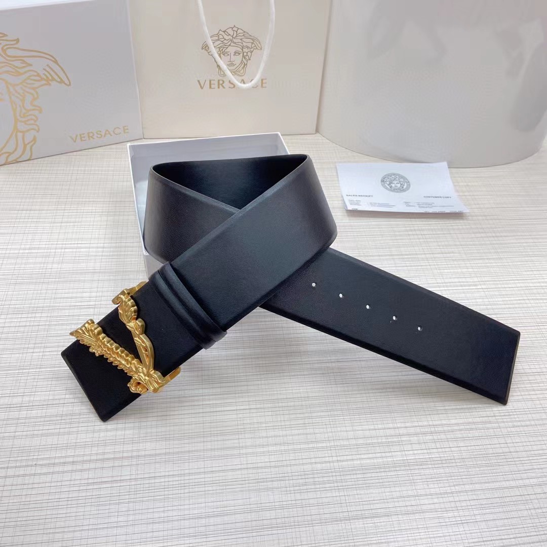 Versace Virtus Waist Belt  70mm - FashionPlug