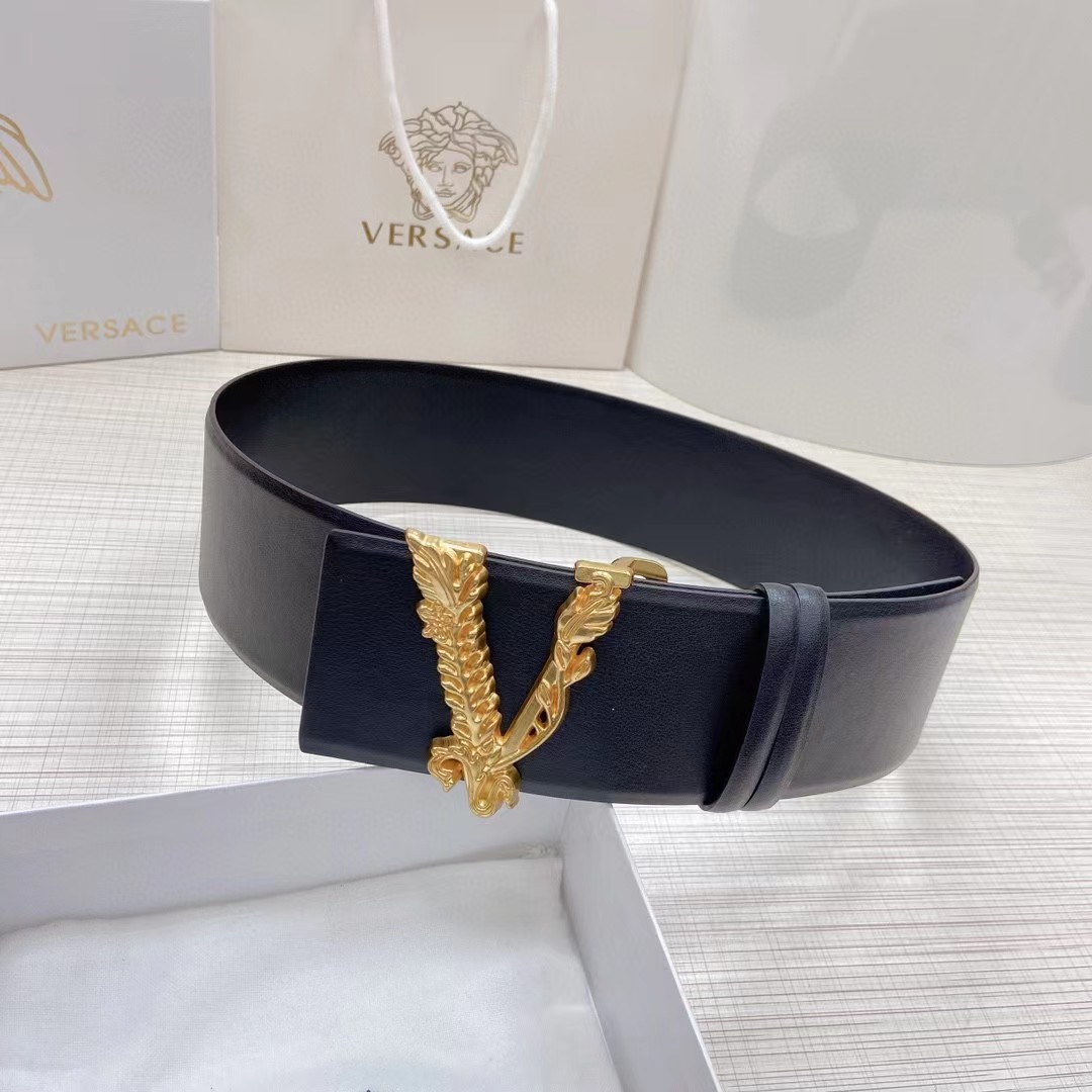 Versace Virtus Waist Belt  70mm - FashionPlug