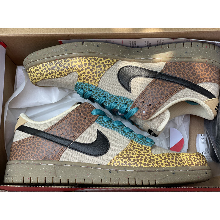 Nike Dunk Low ''Safari'' Sneaker    DX2654-200  - FashionPlug