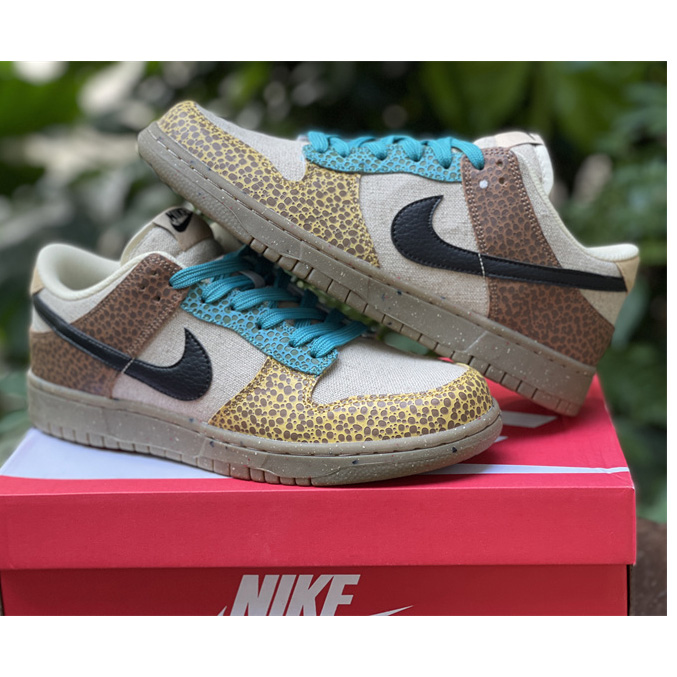 Nike Dunk Low ''Safari'' Sneaker    DX2654-200  - FashionPlug