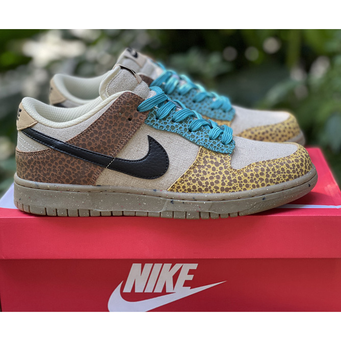 Nike Dunk Low ''Safari'' Sneaker    DX2654-200  - FashionPlug