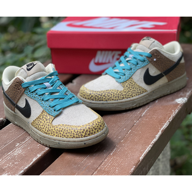 Nike Dunk Low ''Safari'' Sneaker    DX2654-200  - FashionPlug