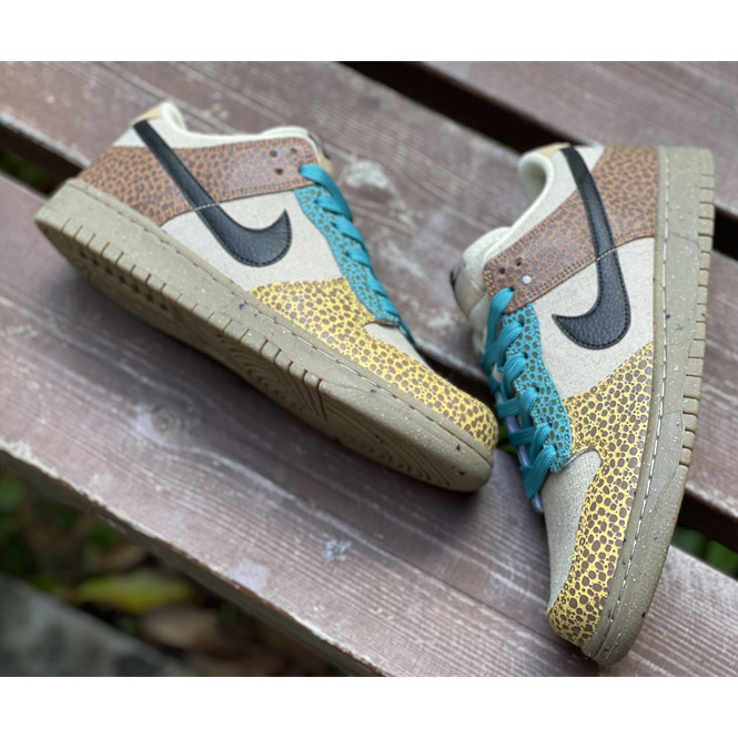 Nike Dunk Low ''Safari'' Sneaker    DX2654-200  - FashionPlug