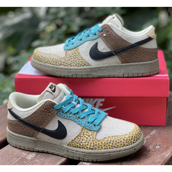 Nike Dunk Low ''Safari'' Sneaker    DX2654-200  - FashionPlug
