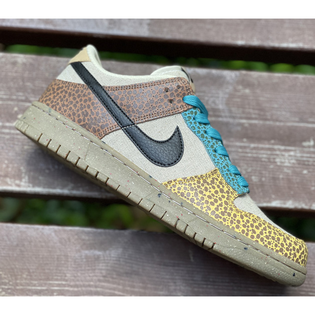 Nike Dunk Low ''Safari'' Sneaker    DX2654-200  - FashionPlug