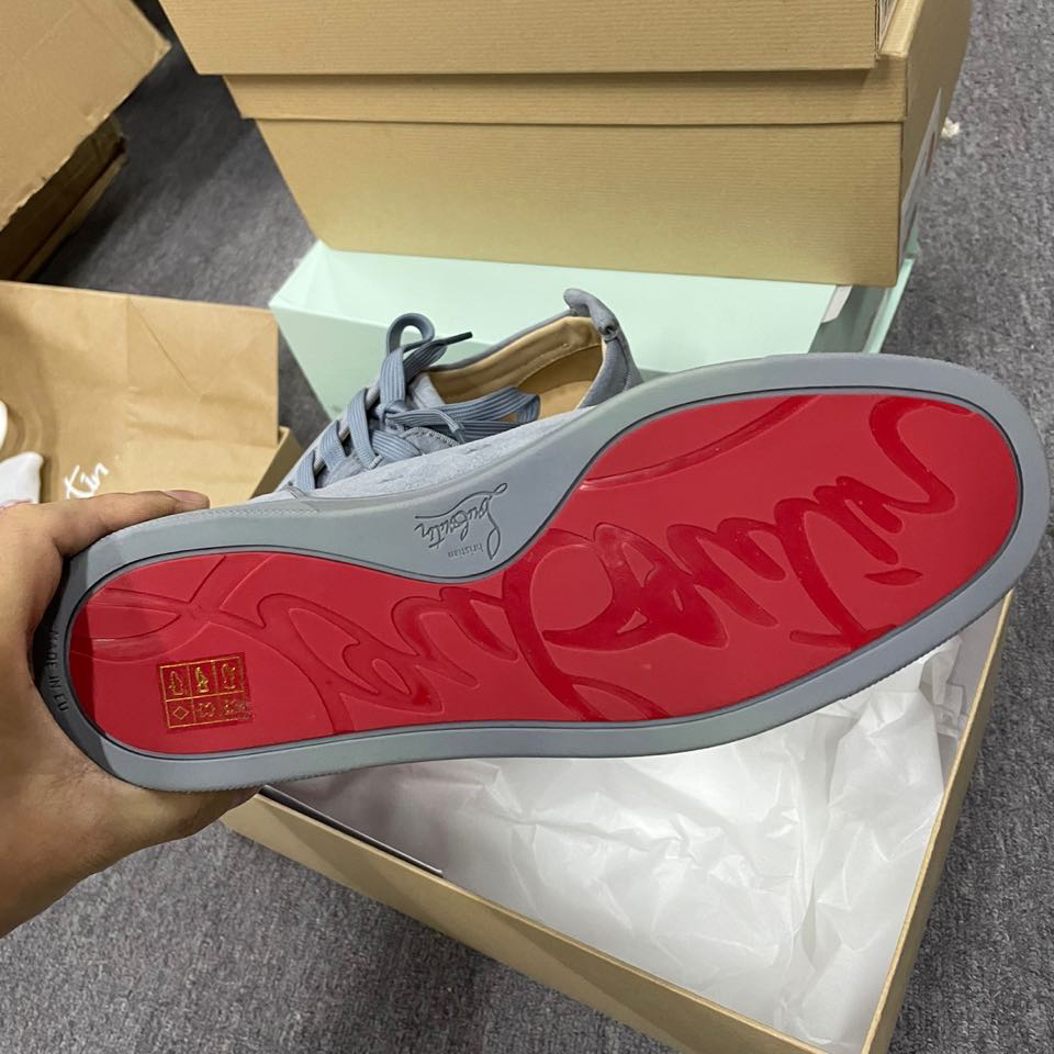 Christian Louboutin Louis Spike Junior  Flat  - FashionPlug