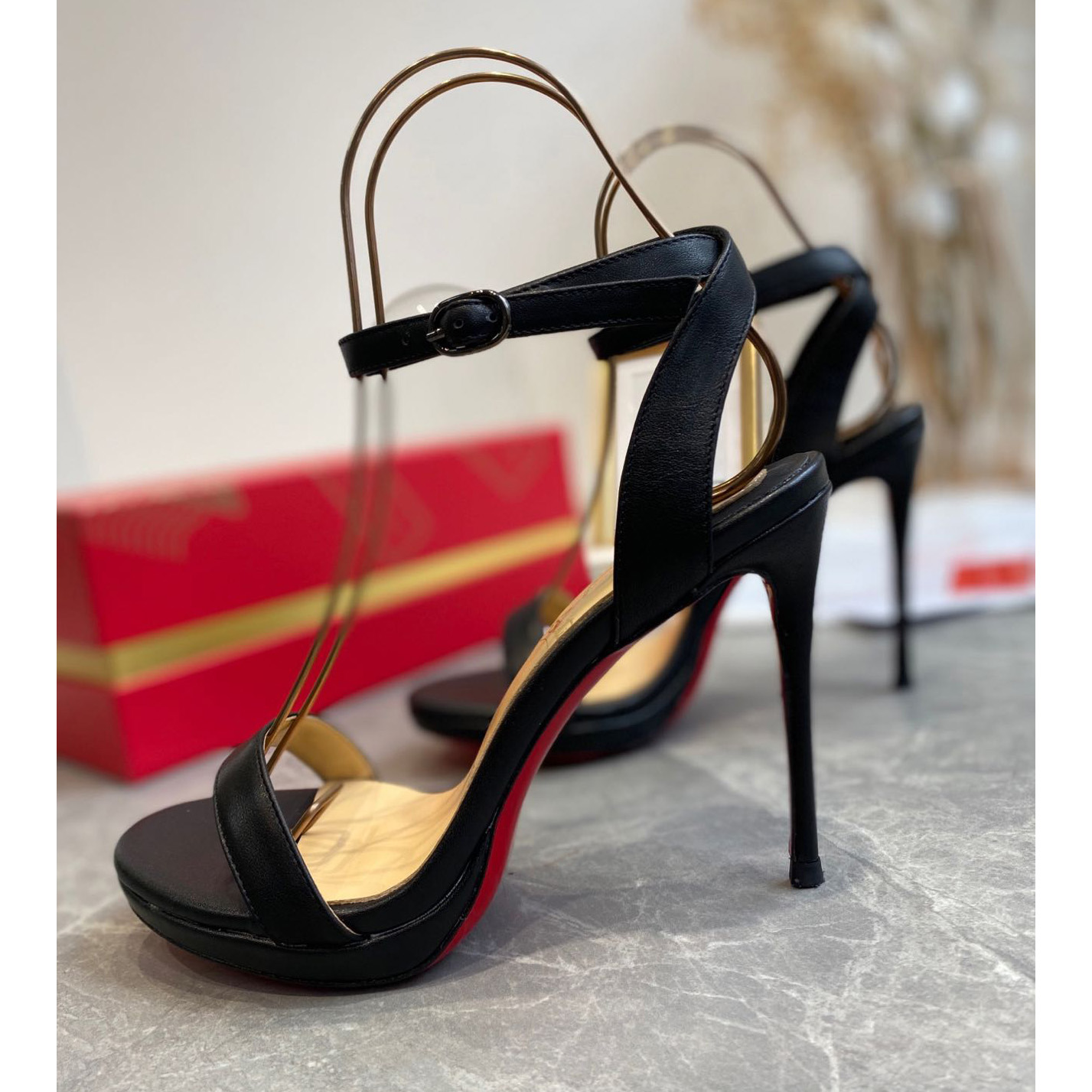 Christian Louboutin High Heeled Sandals(10cm) - FashionPlug