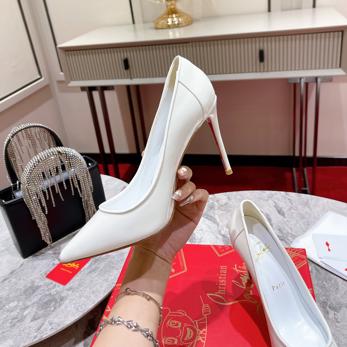 Christian Louboutin Sporty Kate Pump  85mm - FashionPlug