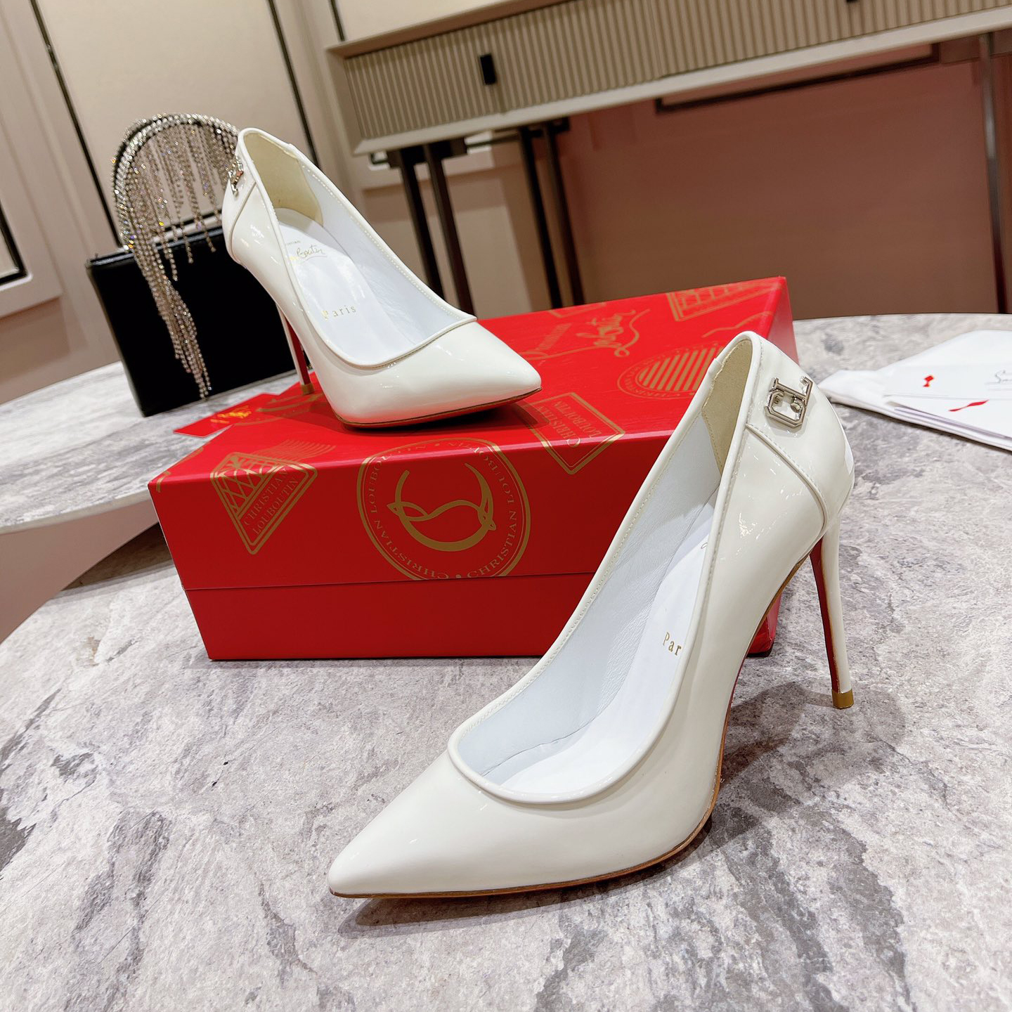 Christian Louboutin Sporty Kate Pump  85mm - FashionPlug