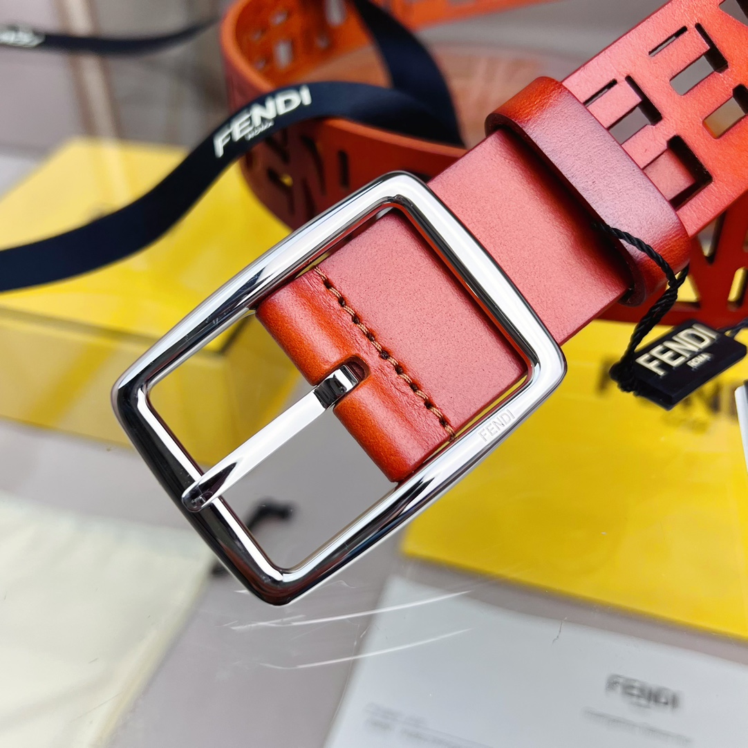 Fendi Leather Belt  - FashionPlug