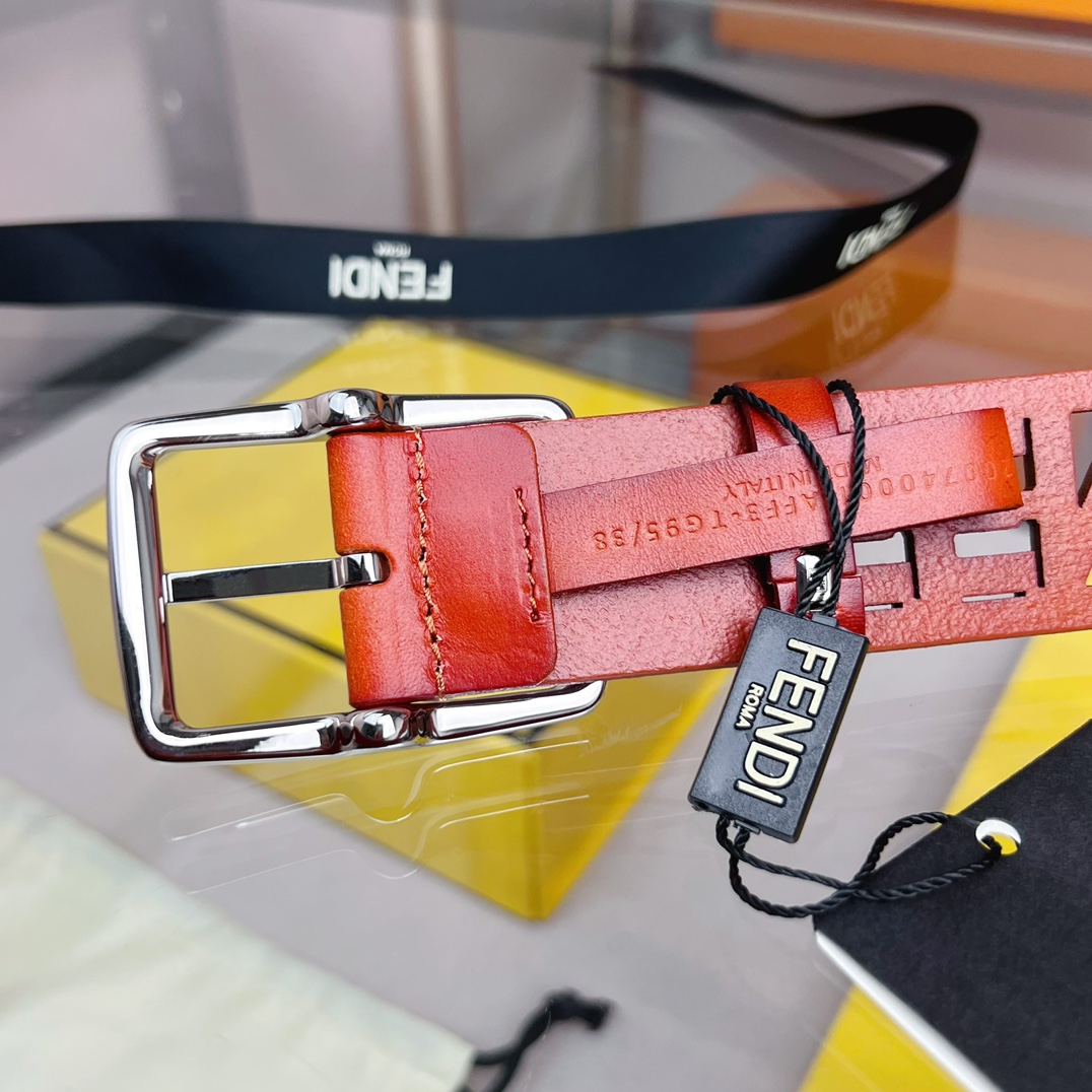 Fendi Leather Belt  - FashionPlug