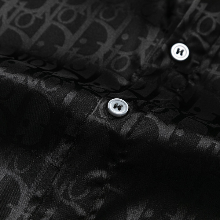 Dior  Oblique Kasuri Long Sleeve Shirt - FashionPlug